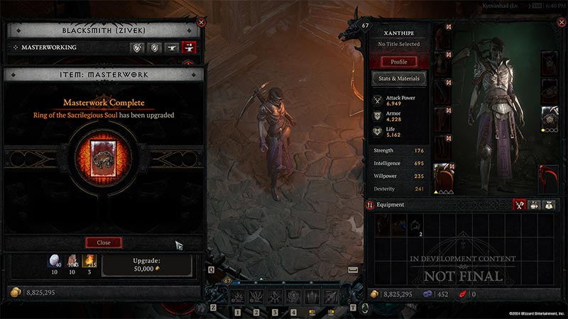 Diablo 4 - Masterworking